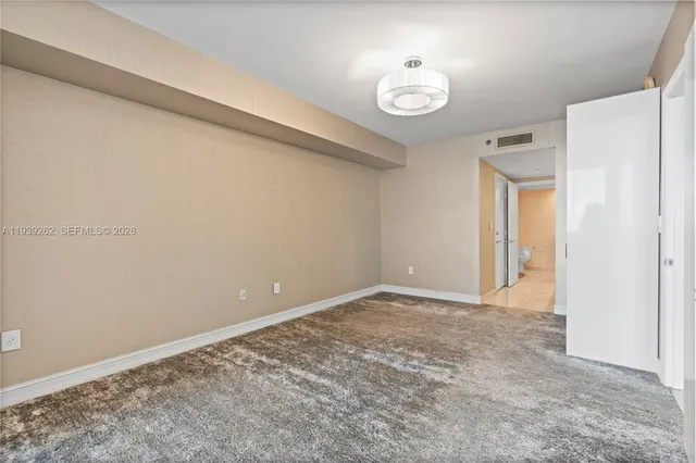 a view of an empty room