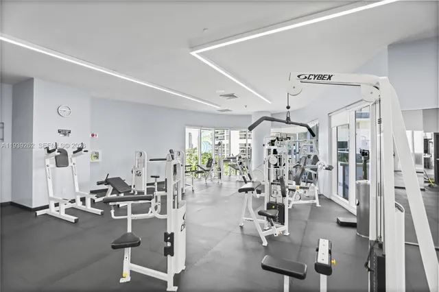 a city view with tall buildings