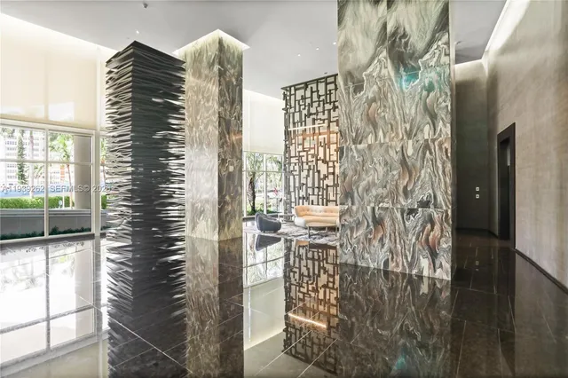 a view of a swimming pool with a lounge chairs