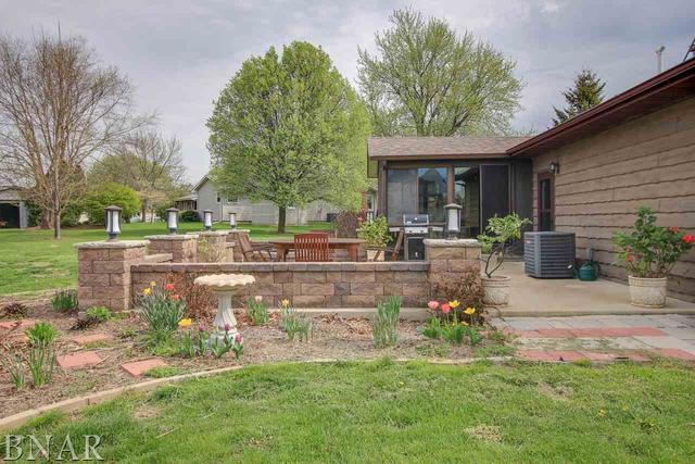 7647 White Oaks Road Clinton, IL 61727 - Photo 26 of 30 a view of a patio with table and chairs and potted plants