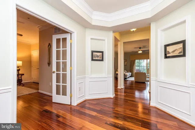 a view interior of the house and wooden floor