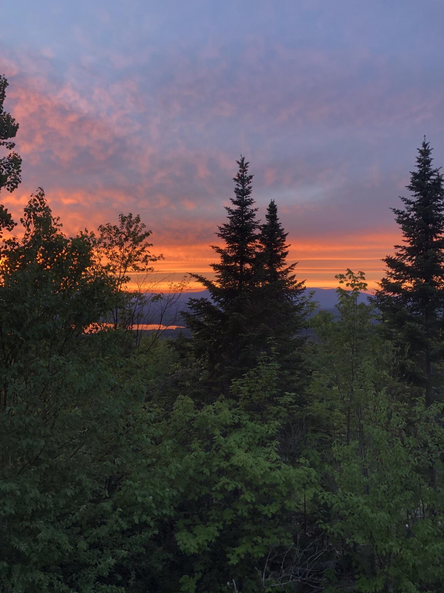 75 Rock Pond Road, Unit 1037 Sandy River Plt, ME 04970 - Photo 35 of 40 sunset