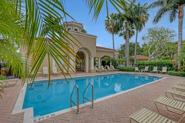 a view of outdoor space yard and swimming pool