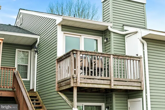 a view of a house with a deck