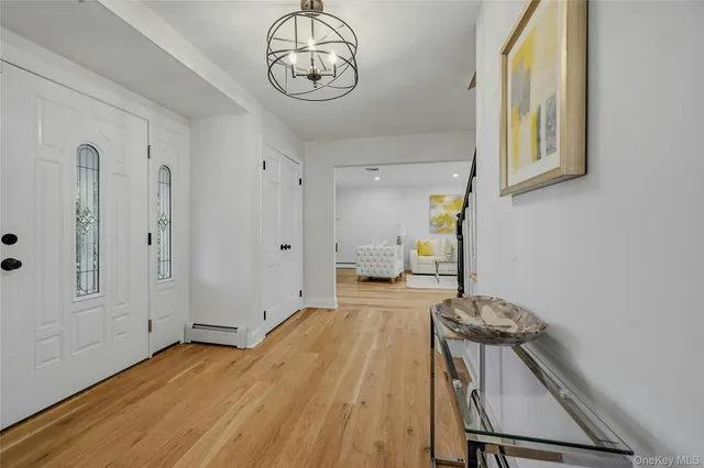 a view of entryway and hall