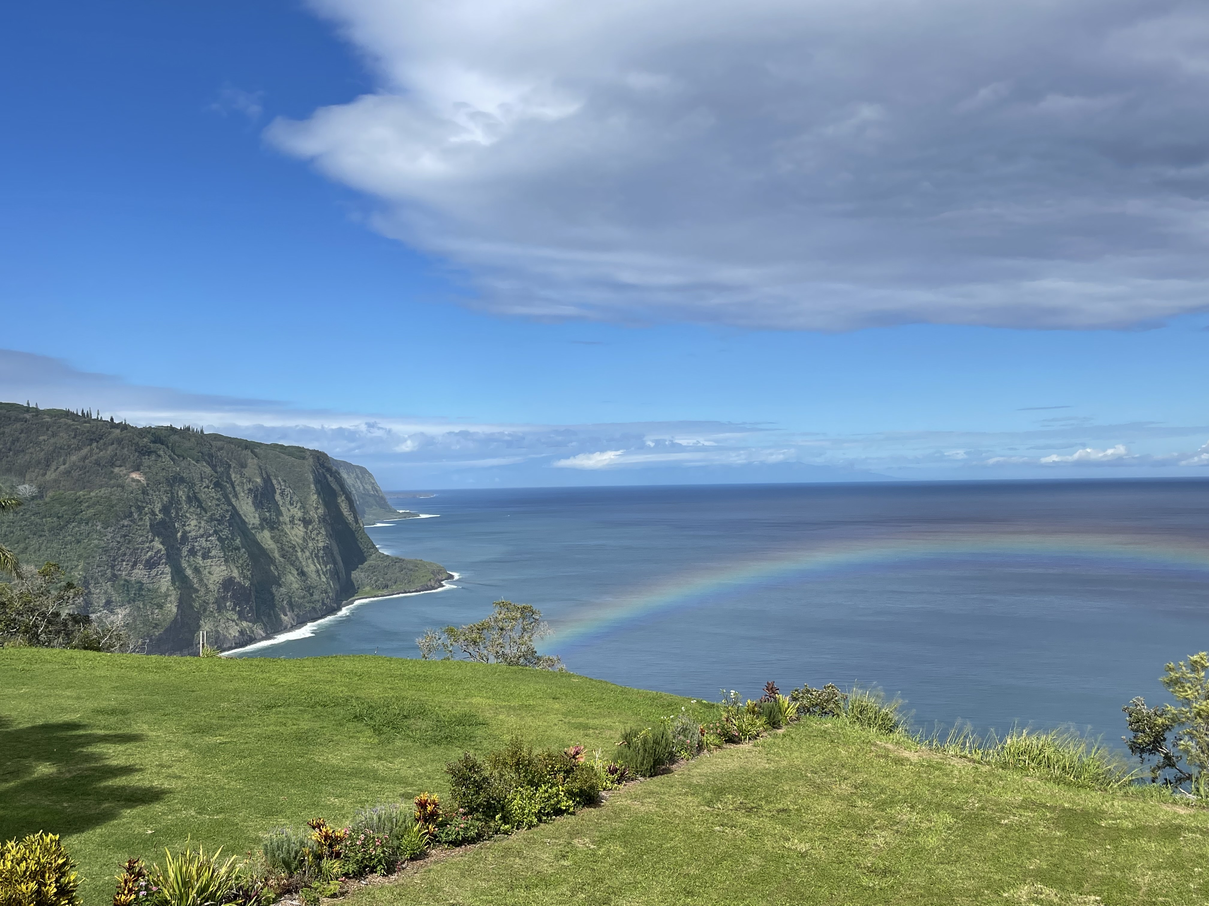 48-5528 Waipio Valley Road Honokaa, HI 96727 - Photo 2 of 18 a view of a field with an ocean