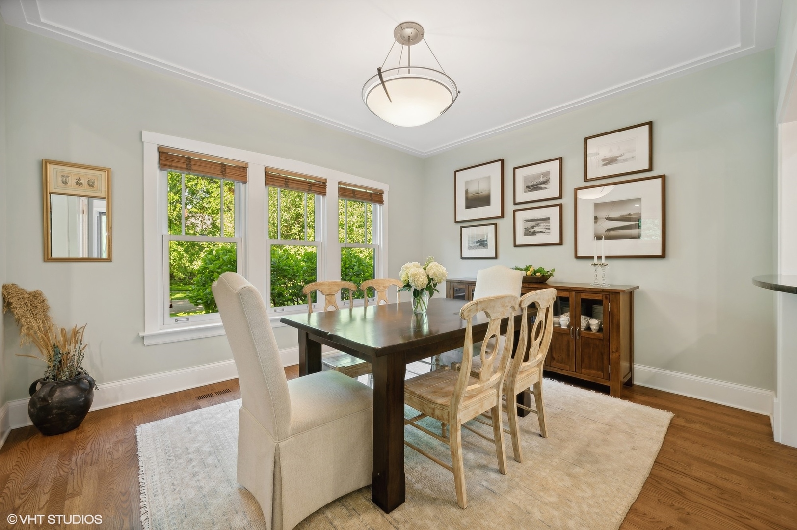 2201 Forestview Road Evanston, IL 60201 - Photo 5 of 27 a view of a dining room with furniture window and wooden floor