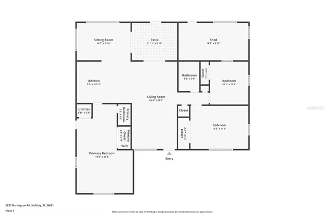a view of a house with backyard porch and sitting area