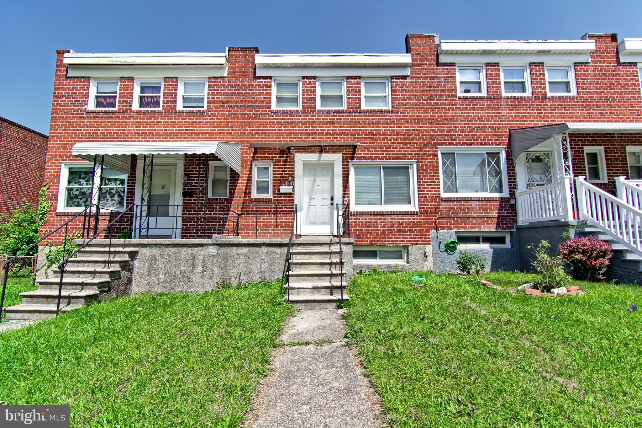 4214 Labyrinth Road Baltimore, MD 21215 - Photo 2 of 16 Brick Townhouse with awning