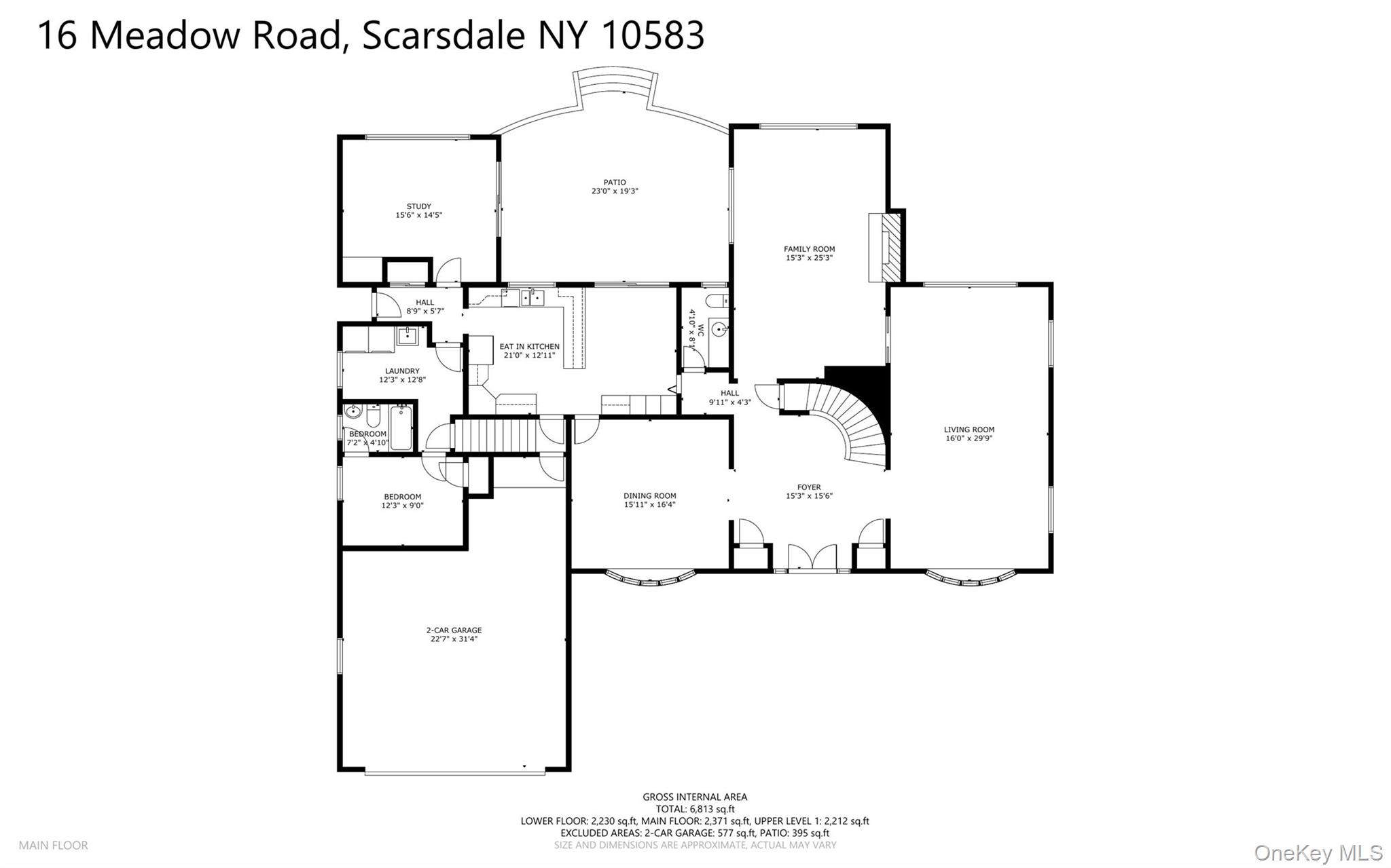 16 Meadow Road Scarsdale, NY 10583 - Photo 38 of 47 a picture of floor plan