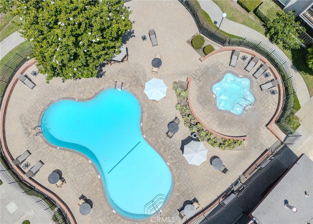 12200 Montecito Road, Unit D320 Seal Beach, CA 90740 - Photo 15 of 27 an aerial view of a swimming pool