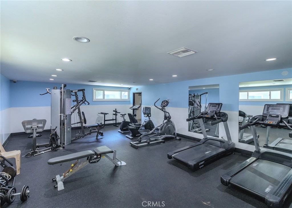 12200 Montecito Road, Unit D320 Seal Beach, CA 90740 - Photo 17 of 27 a view of a room with gym equipment