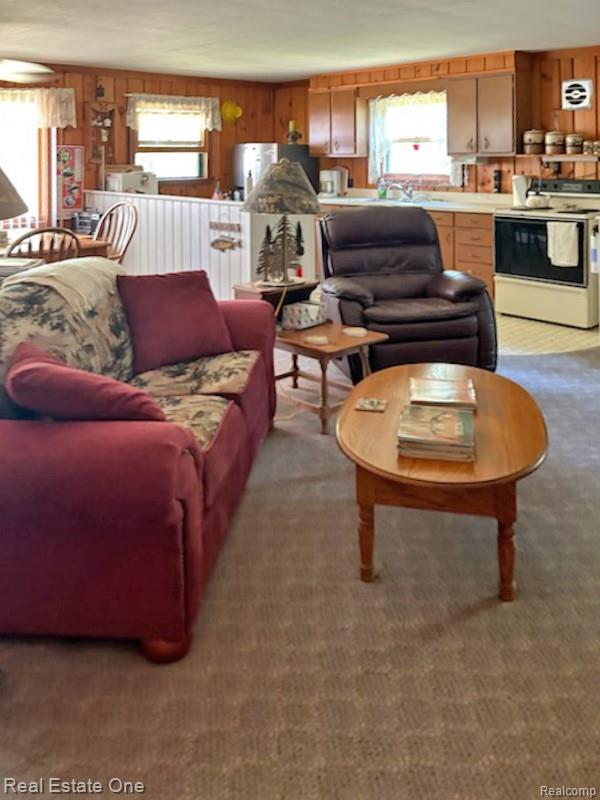 4233 Pheasant Road Lincoln, MI 48742 - Photo 6 of 19 Open-concept living area