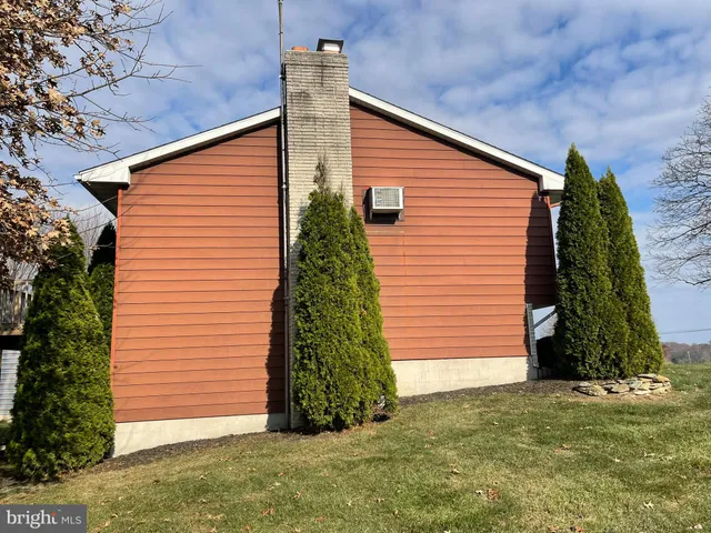 a backyard of a house