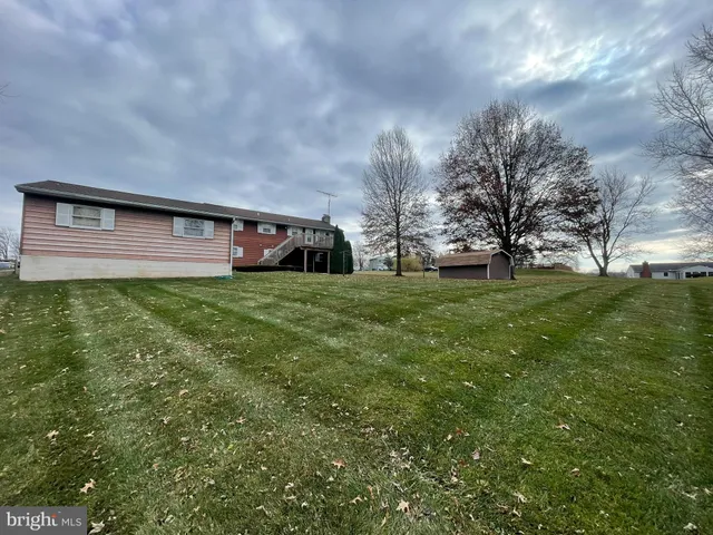a view of a green field