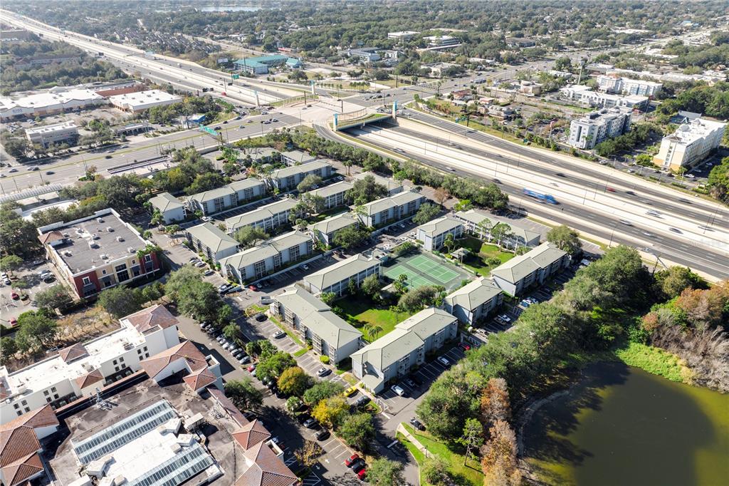 129 Blue Pointe Way, Unit 340 Altamonte Springs, FL 32701 - Photo 24 of 25 an aerial view of residential houses with outdoor space