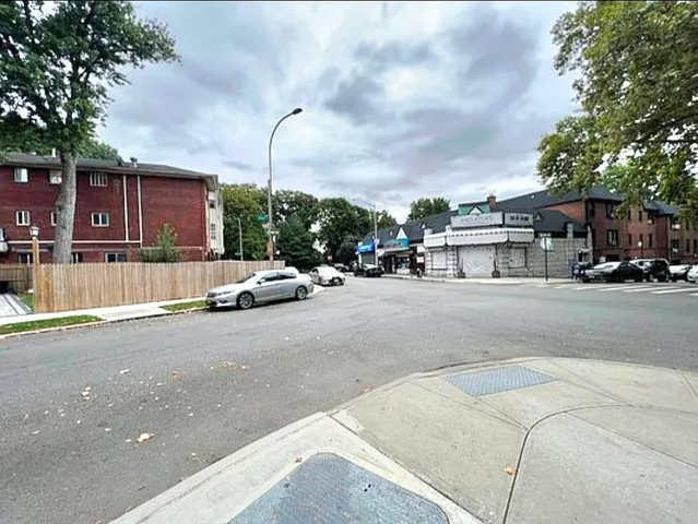 a car parked on the side of the street