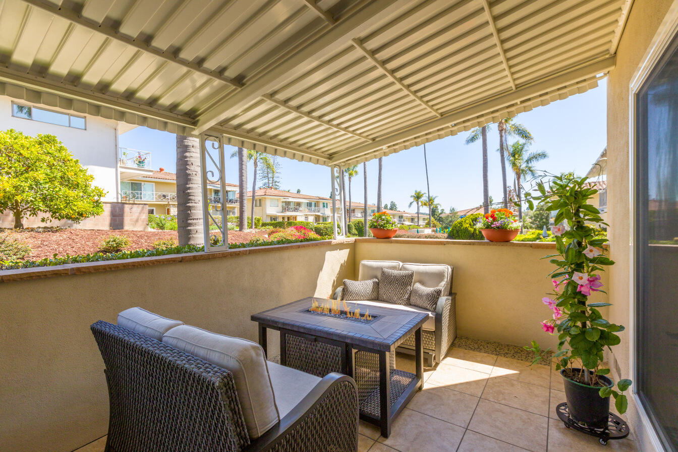 2645 State Street, Unit 2 Santa Barbara, CA 93105 - Photo 18 of 36 Fire table on patio