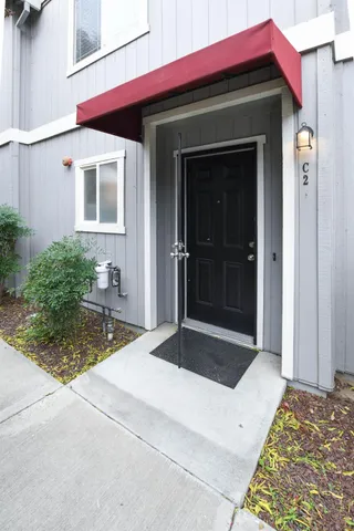 a house with a outdoor space