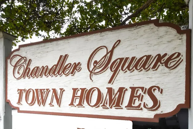 a close up of a street sign