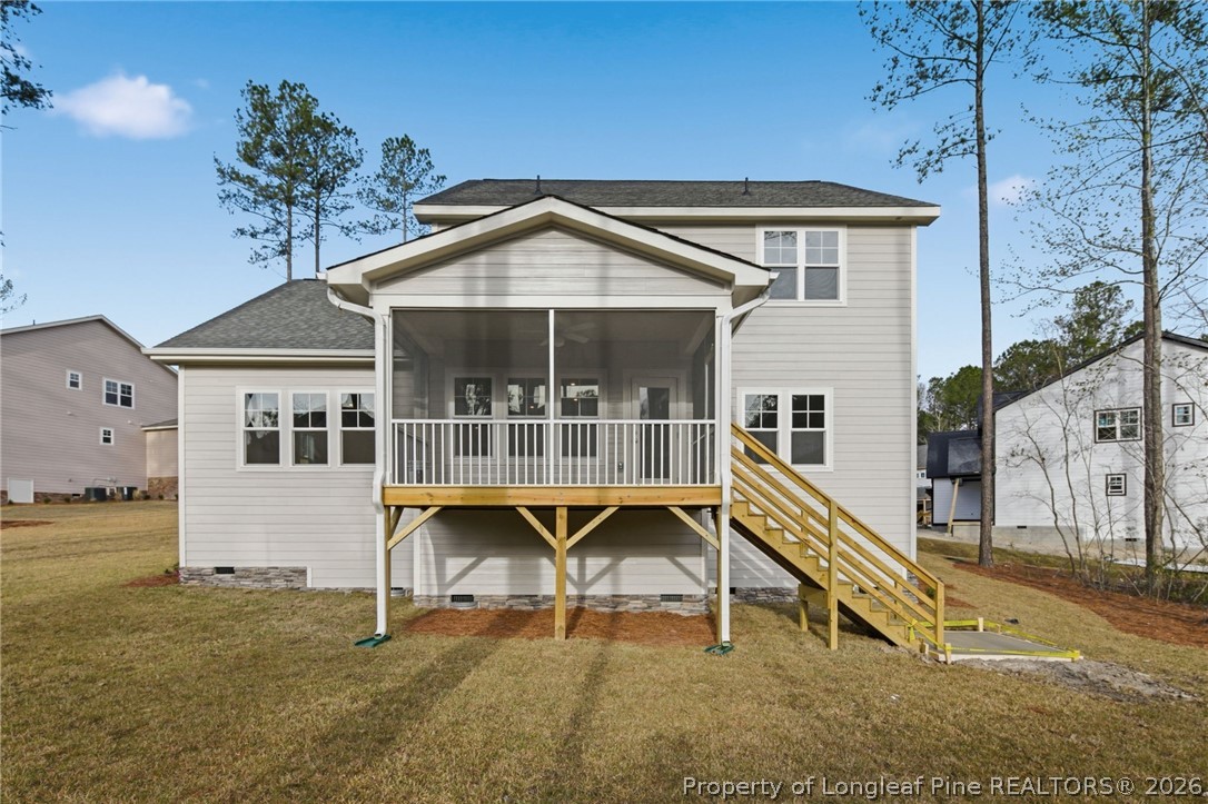 96 Graduate Ct Spring Lake Spring Lake, NC 28390 - Photo 31 of 49 an outdoor space with wooden deck and furniture
