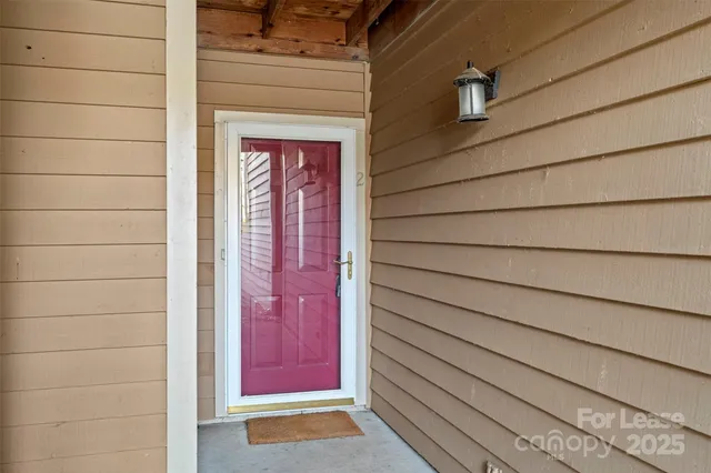 a view of front door of a house