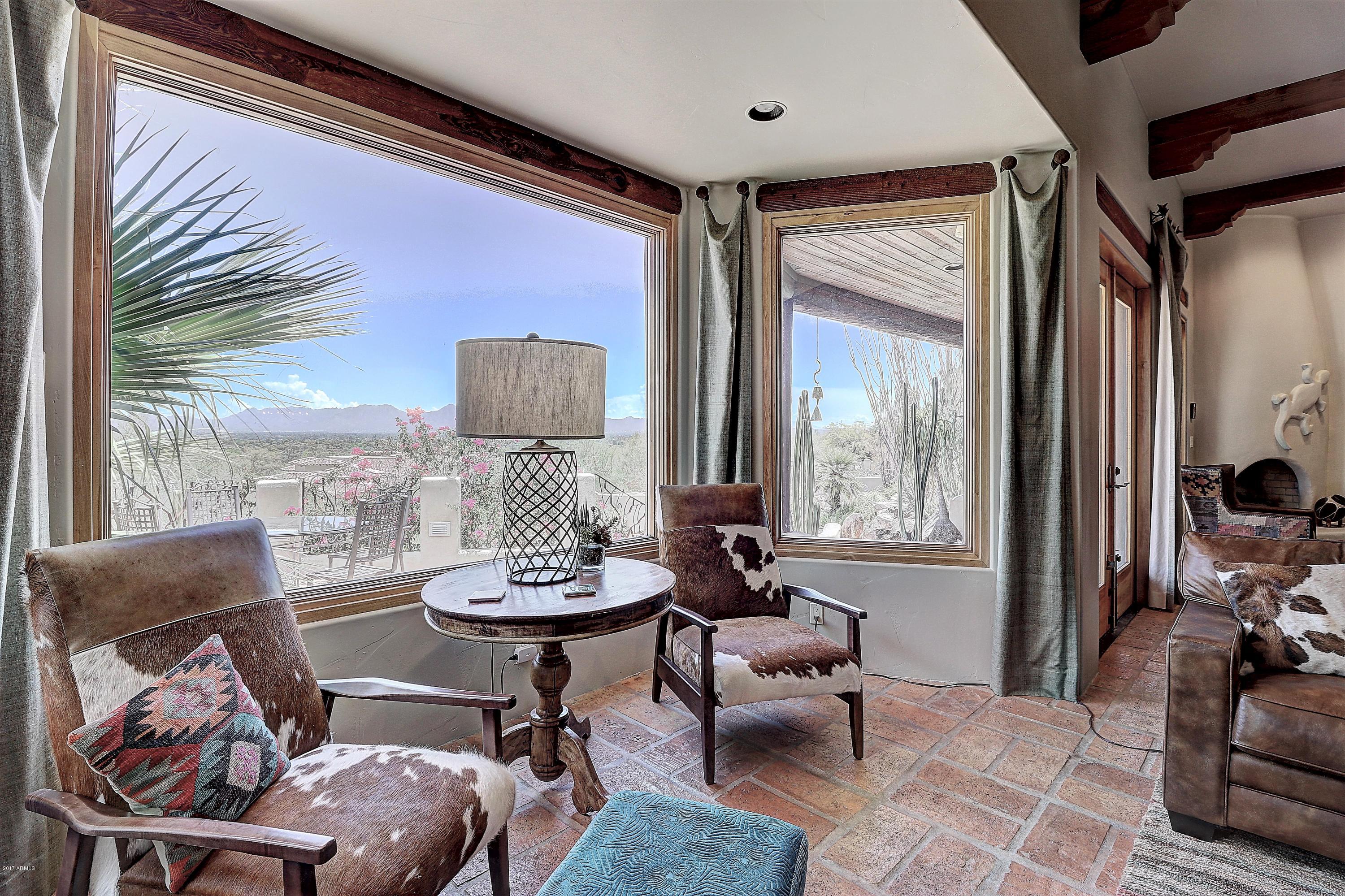 6107 East Quartz Mountain Road Paradise Valley, AZ 85253 - Photo 36 of 63 Family room w/ bay seating