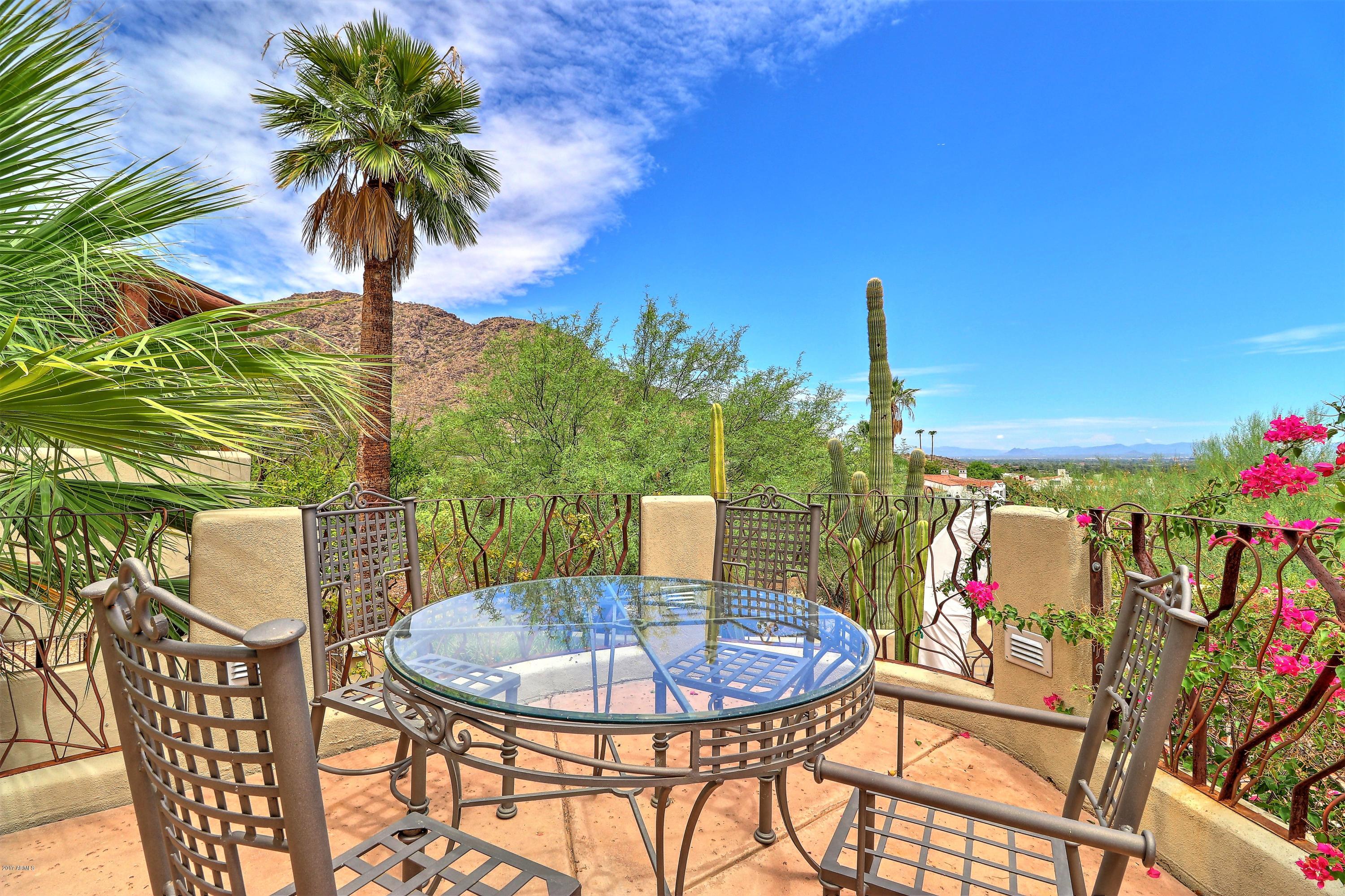 6107 East Quartz Mountain Road Paradise Valley, AZ 85253 - Photo 54 of 63 balcony seatin