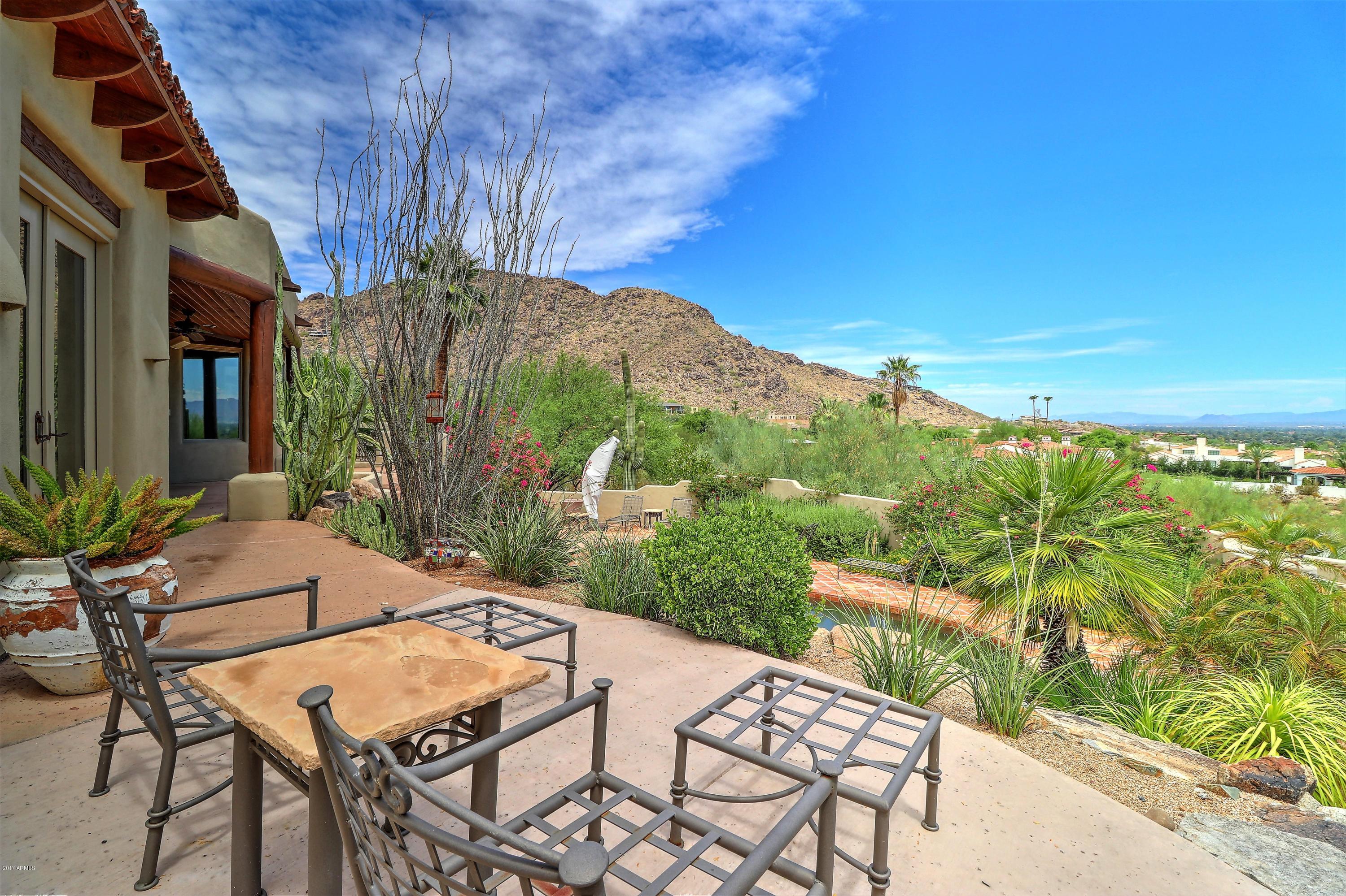 6107 East Quartz Mountain Road Paradise Valley, AZ 85253 - Photo 59 of 63 Master patio