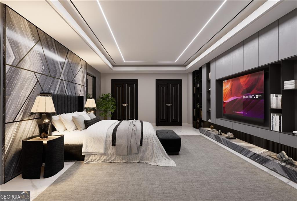 5016 Colton Run Atlanta, GA 30349 - Photo 25 of 31 a living room with furniture and a flat screen tv