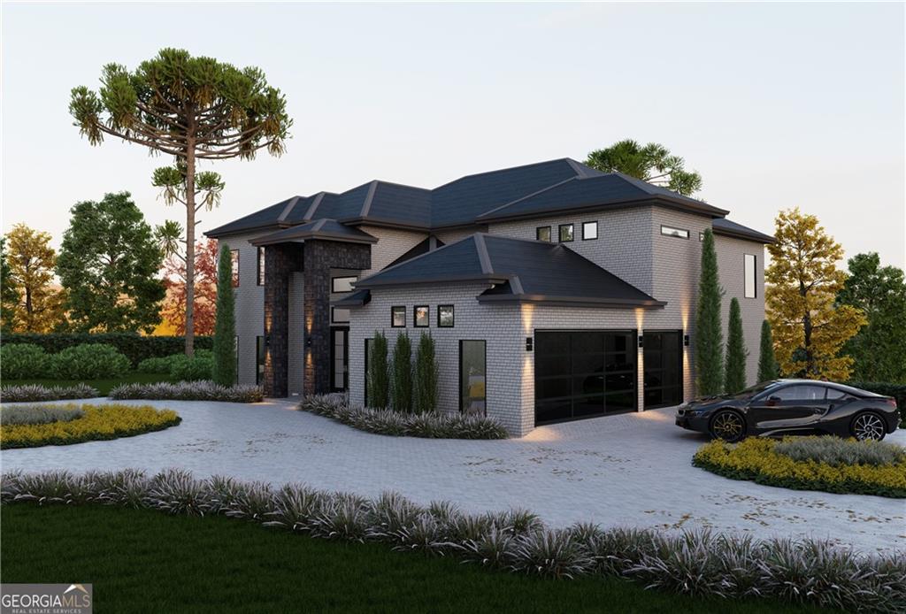 5016 Colton Run Atlanta, GA 30349 - Photo 3 of 31 a front view of a house with garden