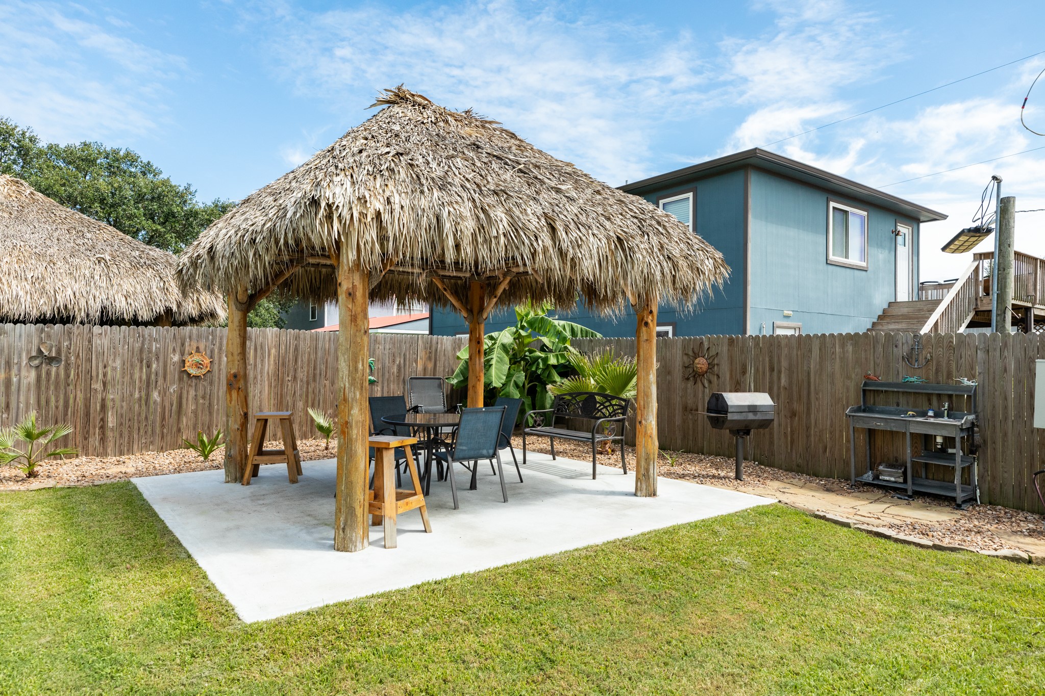 4402 Zelsky Road Freeport, TX 77541 - Photo 27 of 37 a view of a house with backyard and sitting area
