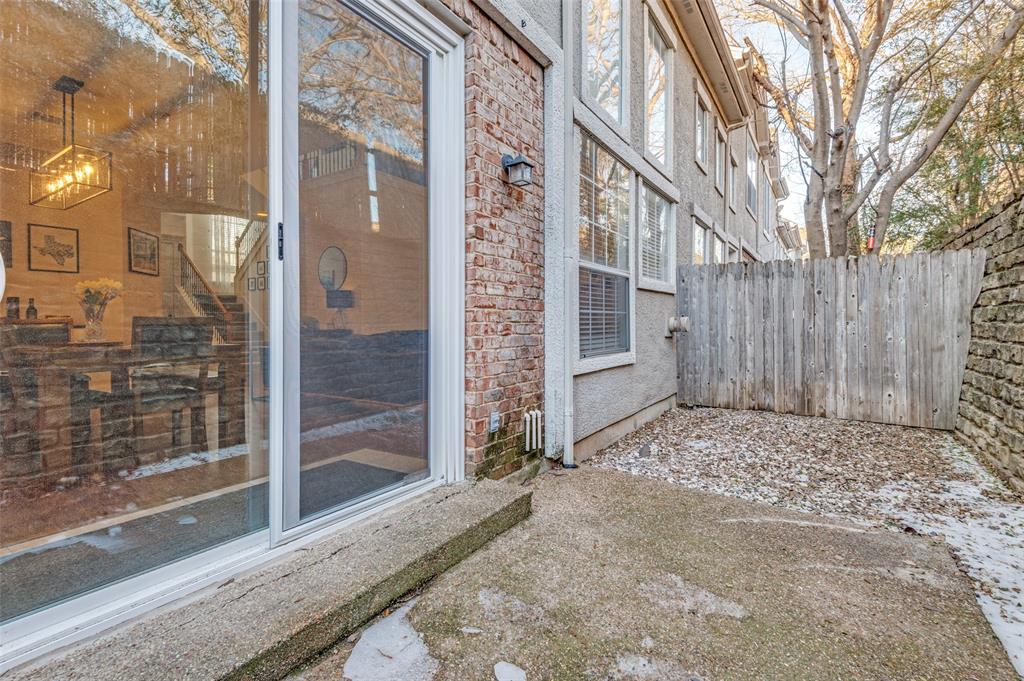 2505 Corbeau Drive Irving, TX 75038 - Photo 23 of 25 Private patio for pets or a place to grill and entertain guests.