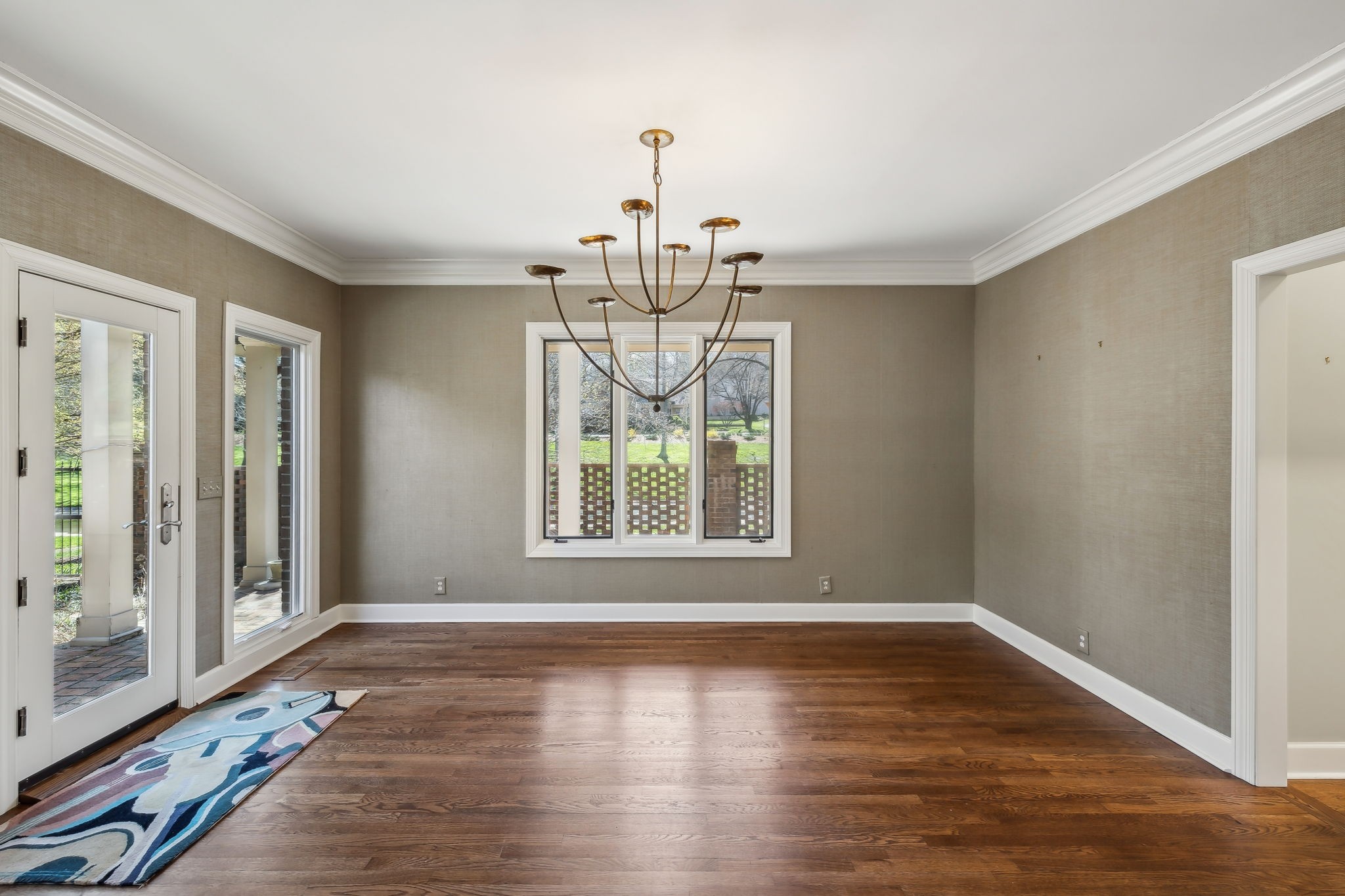 29 Washington Park Nashville, TN 37205 - Photo 12 of 60 a view of wooden floor chandelier and closet in a room