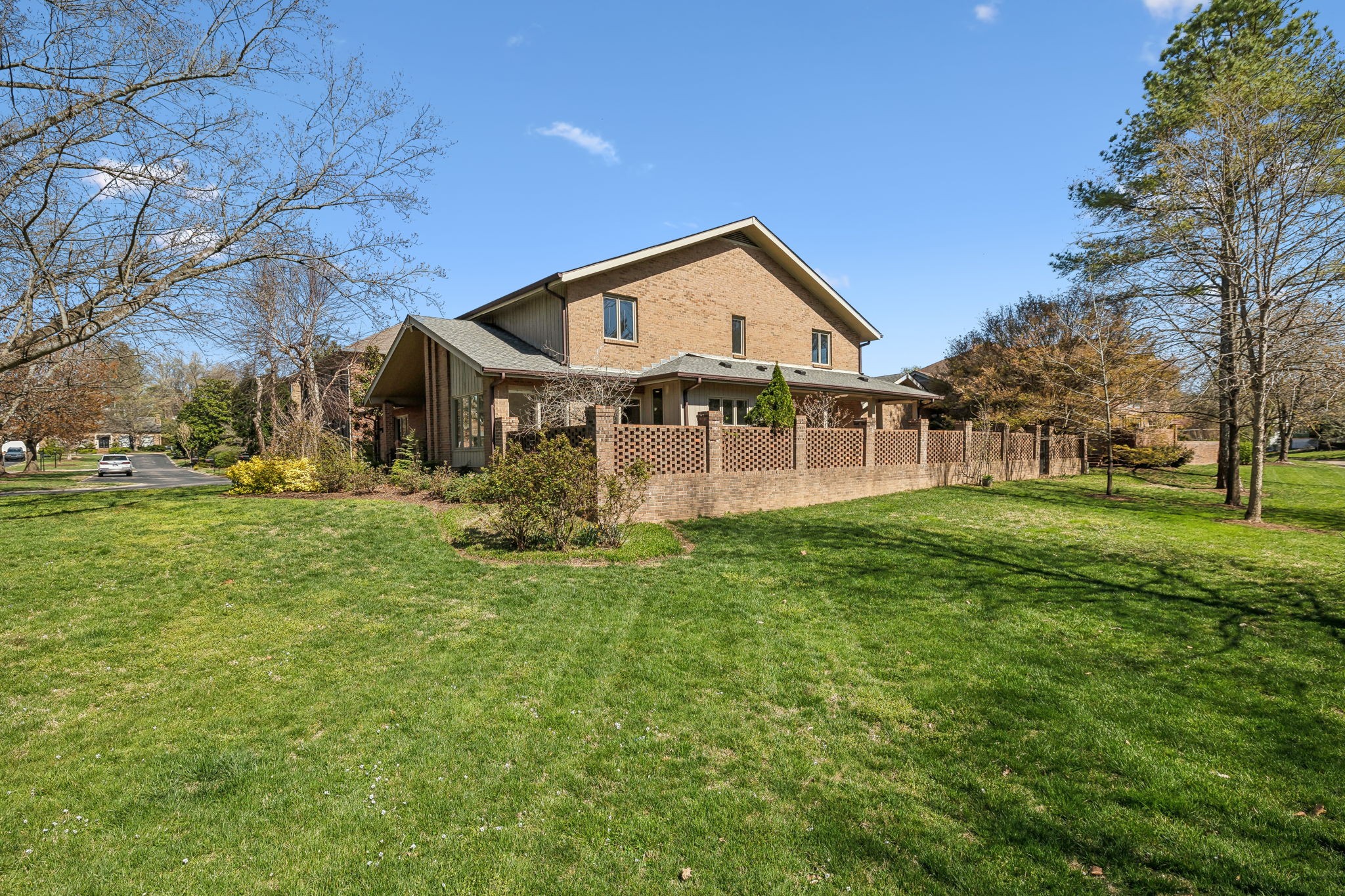 29 Washington Park Nashville, TN 37205 - Photo 49 of 60 a view of a big house with a big yard and large trees