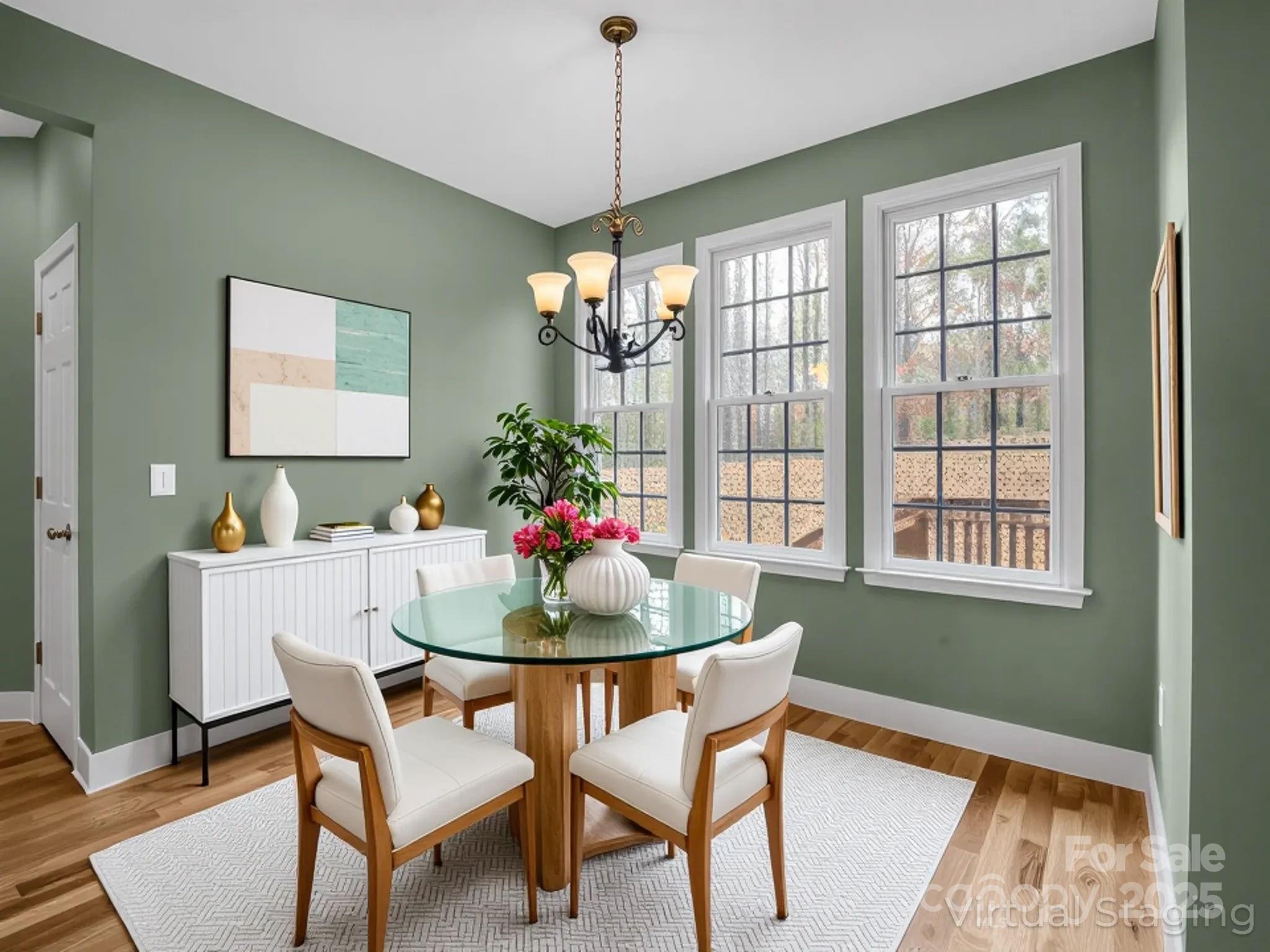 351 East Rambling Creek Drive Tryon, NC 28782 - Photo 13 of 48 a dining room with furniture and window
