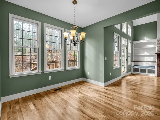 a view of livingroom with natural light