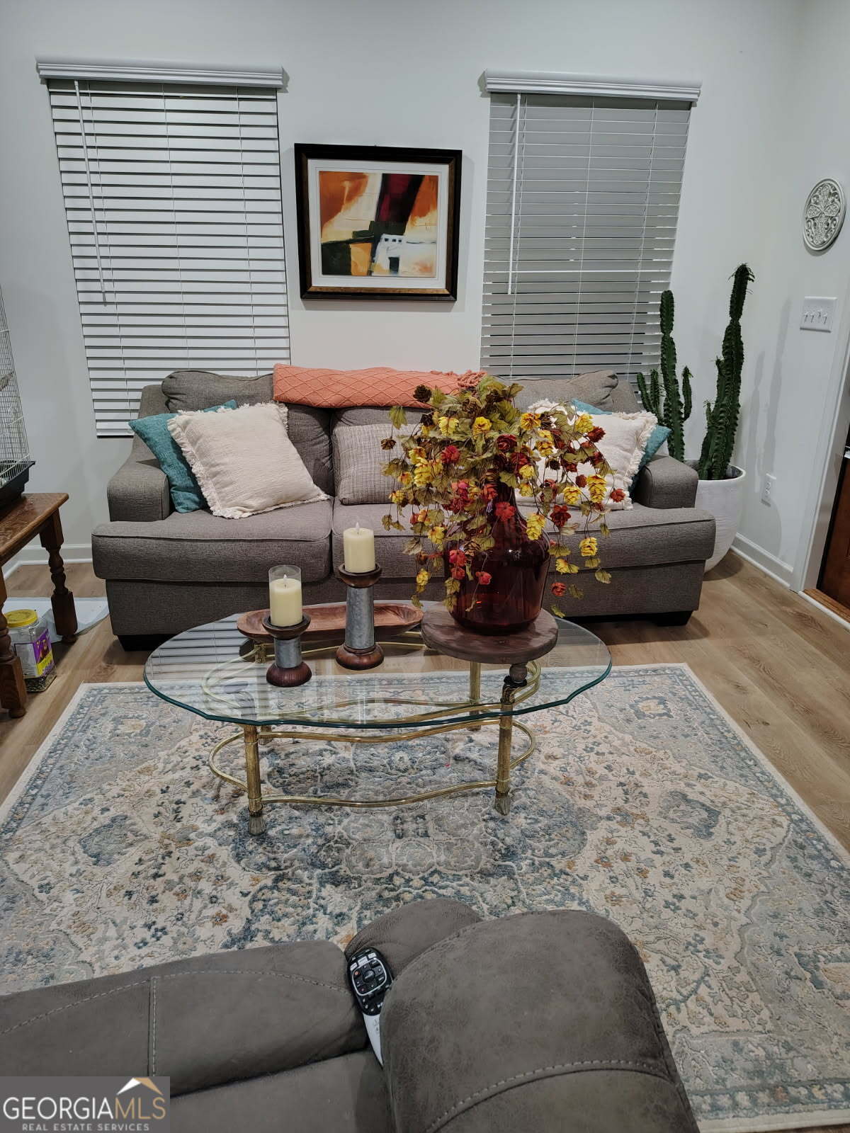 65 Magnolia Street Buchanan, GA 30113 - Photo 9 of 56 a living room with furniture and a potted plant