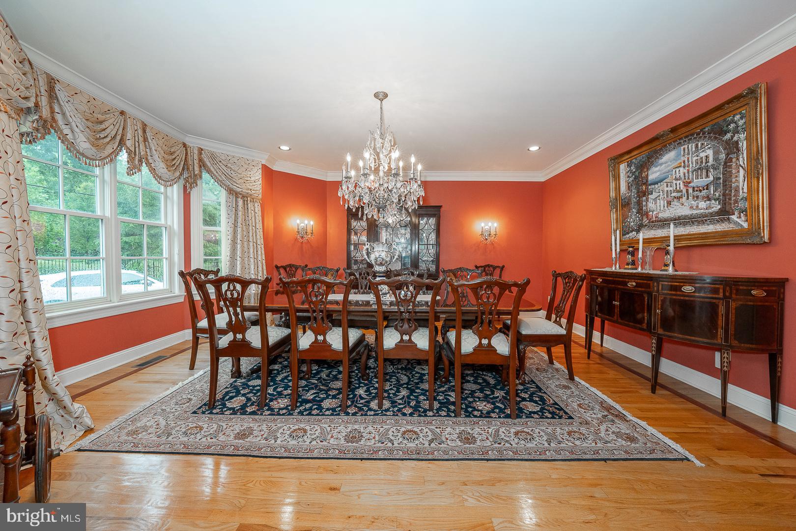 899 Black Rock Road Gladwyne, PA 19035 - Photo 11 of 59 a view of a dining room with furniture window and wooden floor