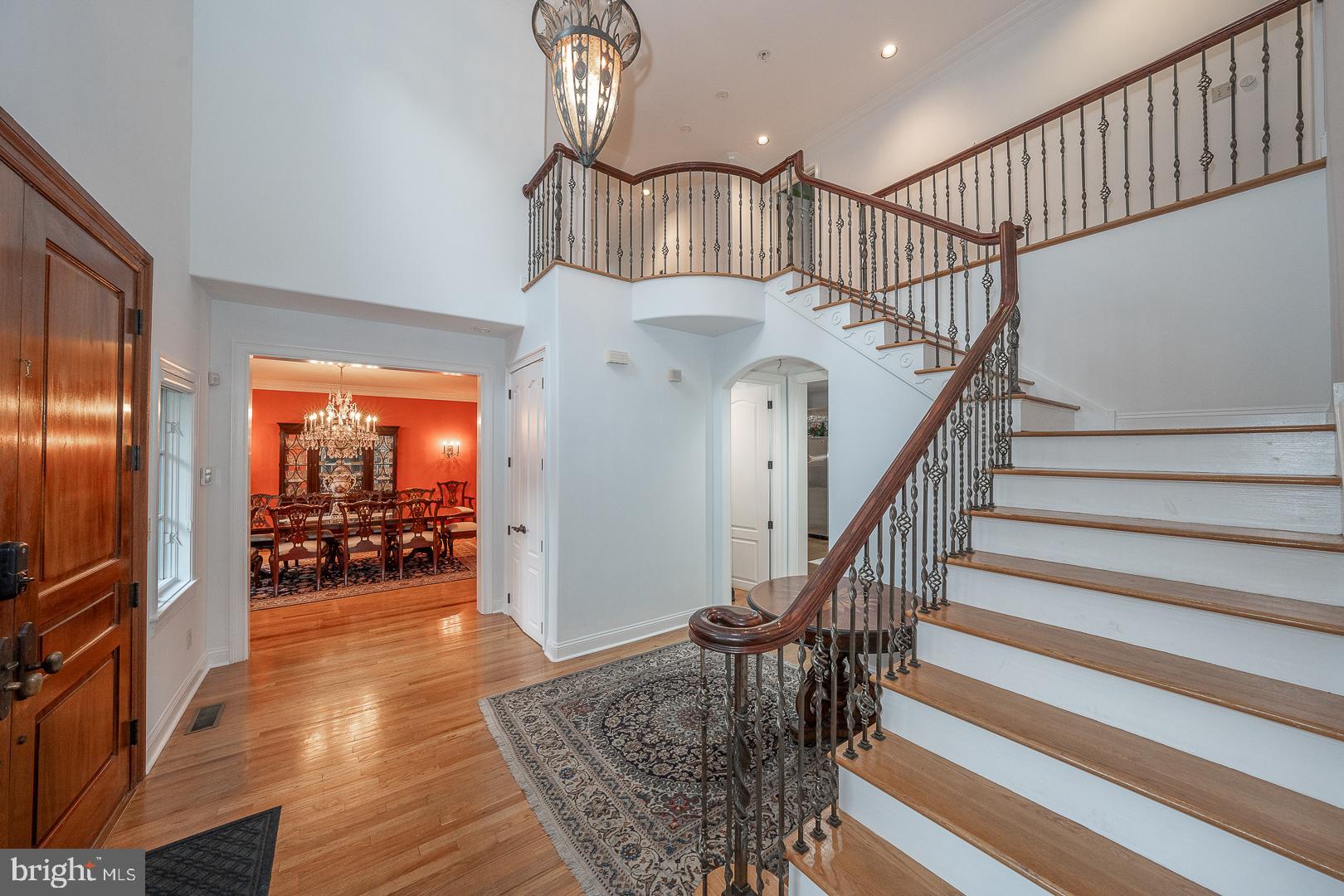 899 Black Rock Road Gladwyne, PA 19035 - Photo 22 of 59 a view of entryway livingroom and hall with wooden floor