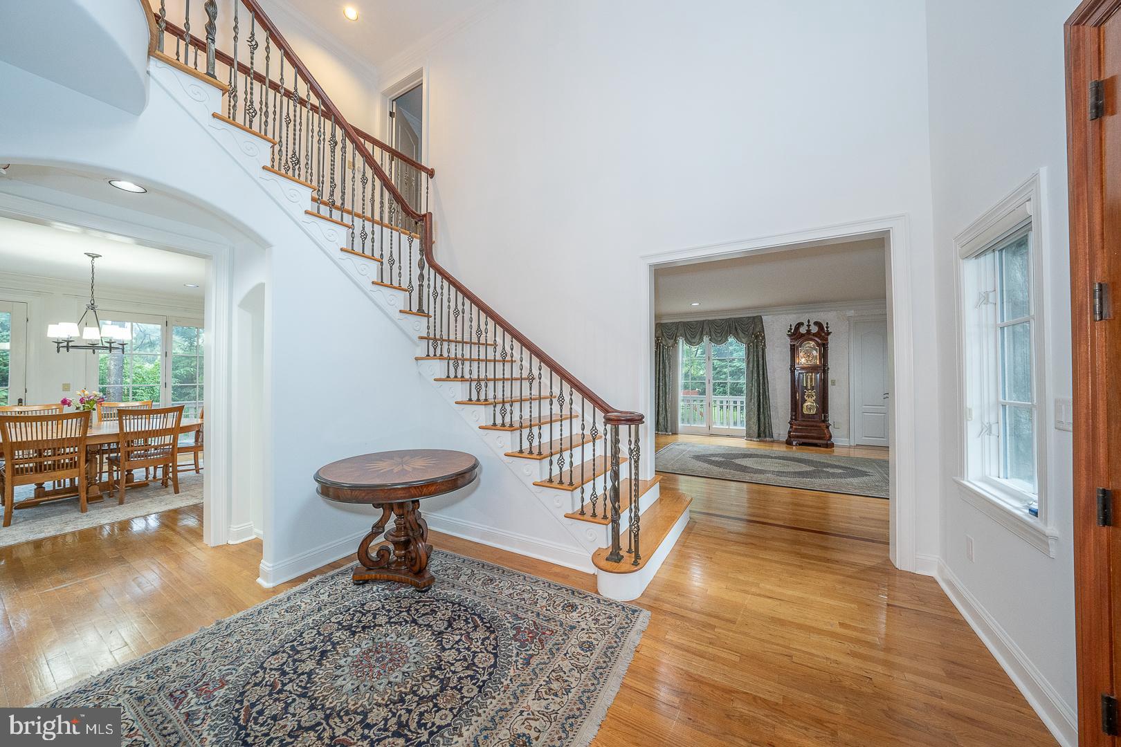 899 Black Rock Road Gladwyne, PA 19035 - Photo 4 of 59 a view of entryway and hall with wooden floor
