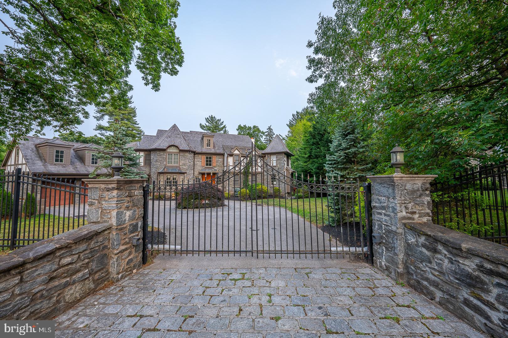 899 Black Rock Road Gladwyne, PA 19035 - Photo 59 of 59 a view of a wrought iron fences in front of house