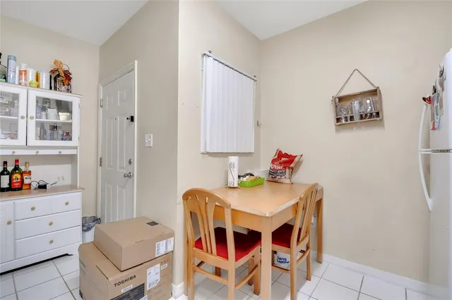 a workspace with furniture and window