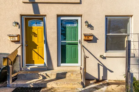 a view of an entryway door