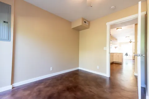 a view of an empty room