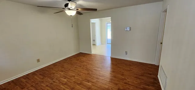 wooden floor in an empty room