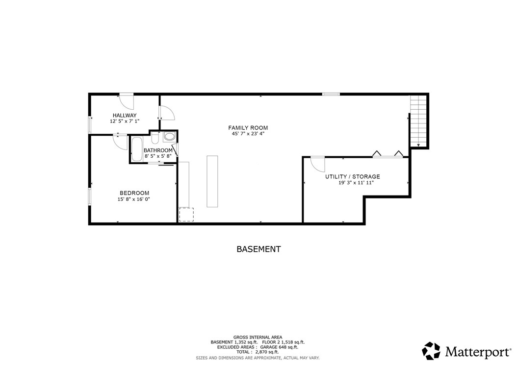 3571 Cole Road Palmyra, NY 14505 - Photo 50 of 50 Lower Level Floor Plan