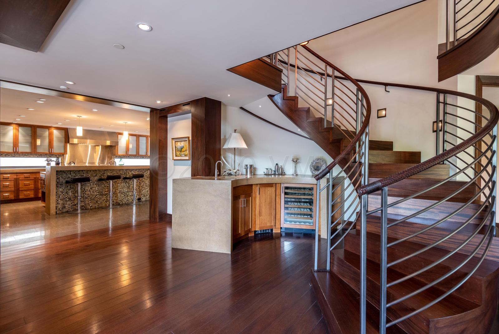201 Gore Creek Drive, Unit R1 Vail, CO 81657 - Photo 8 of 42 a view of entryway and hall with wooden floor