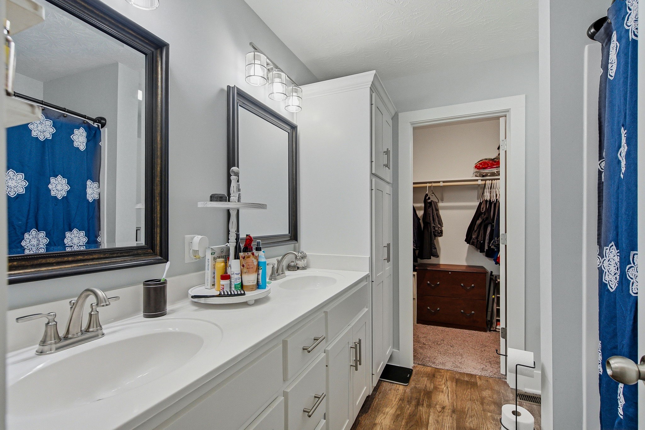 222 Hog Back Ridge Road Bethpage, TN 37022 - Photo 20 of 28 a bathroom with a sink double vanity and a mirror