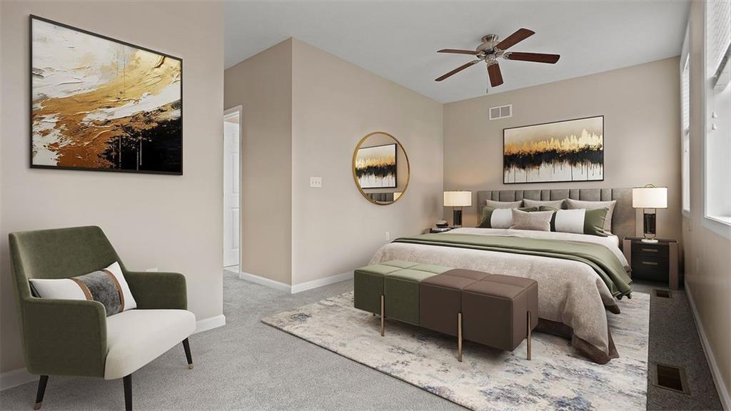 1366 Federal Street Pittsburgh, PA 15212 - Photo 22 of 50 Primary Bedroom - Virtually Staged